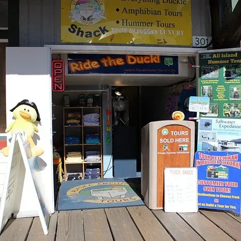 The Quack Shack on the pier