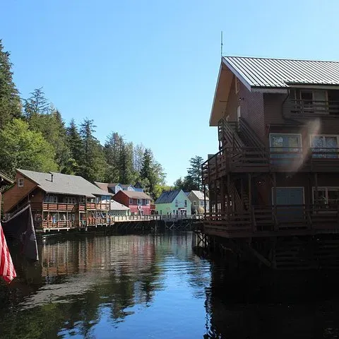 Creek Street on its stilts